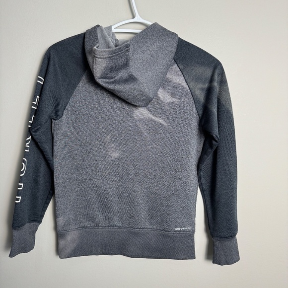Hurley Boy's Gray Activewear Pullover Hoodie‎ Long Sleeve Size Small Performance - Picture 5 of 14